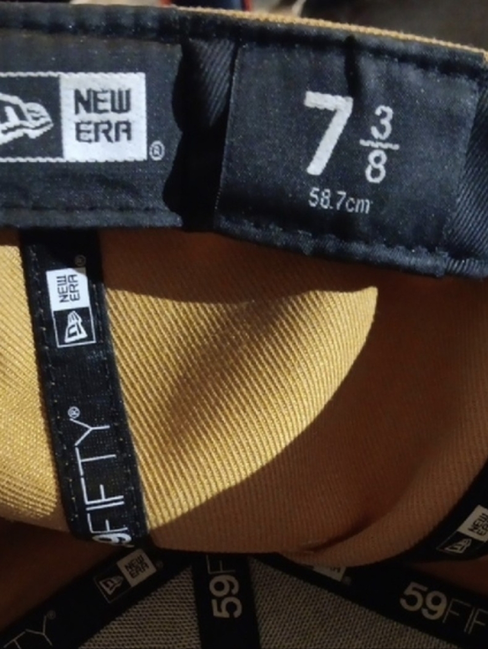 Toronto Blue Jays New Era Tan and Brown Fitted Hat Size 7 3/8 - Picture 4 of 4